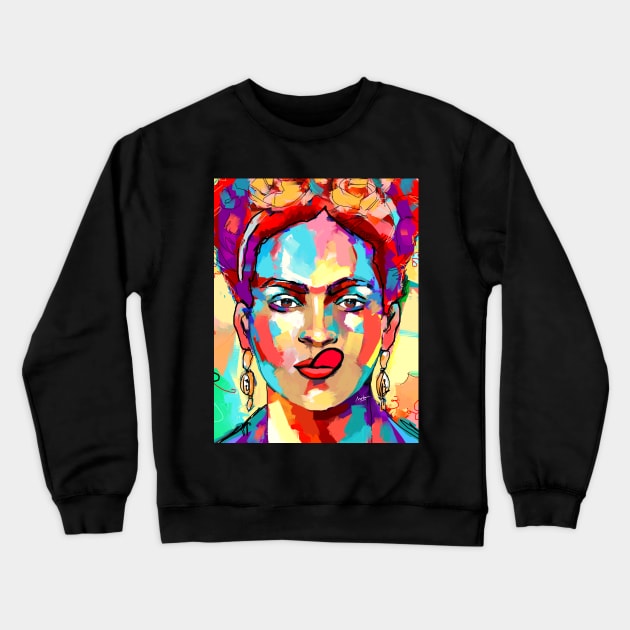 Frida Kahlo Crewneck Sweatshirt by mailsoncello